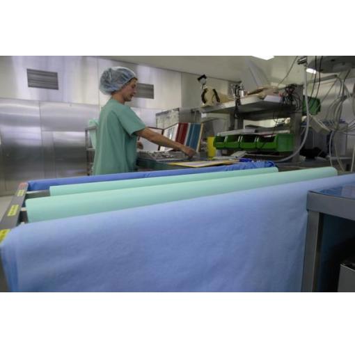 Stericlin Bogenverpackung Krepp grün AP 702 50x50cm