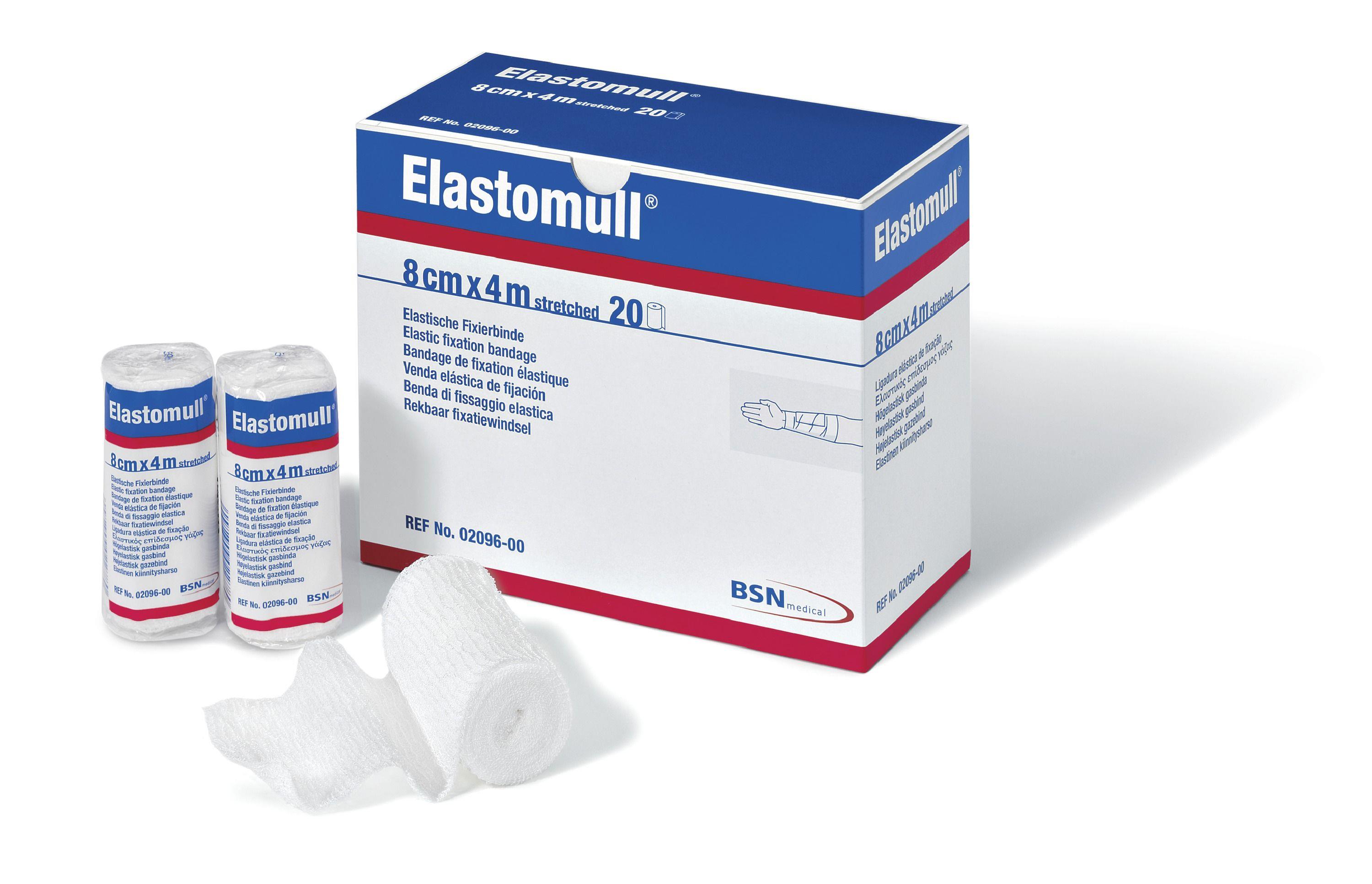 BSN Elastomull 6cm x 4m AP 100 elastische Fixierbinde, weiß