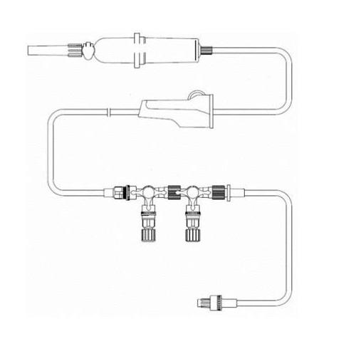 ProSet Intrafix Primeline 180cm AP 100 2xDiscofix C blau m.Rückschlagv.