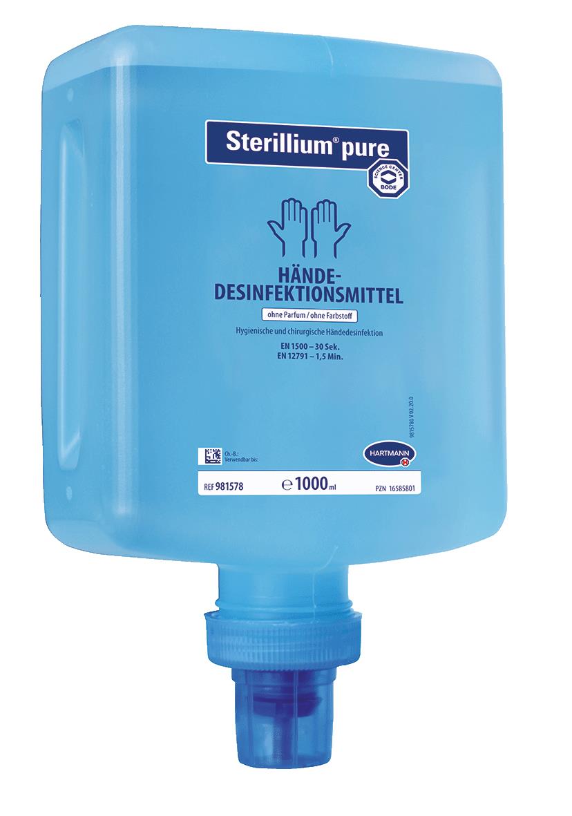 Sterillium pure clean safe 1000 ml alkoholisches Händedesinfektionsmittel