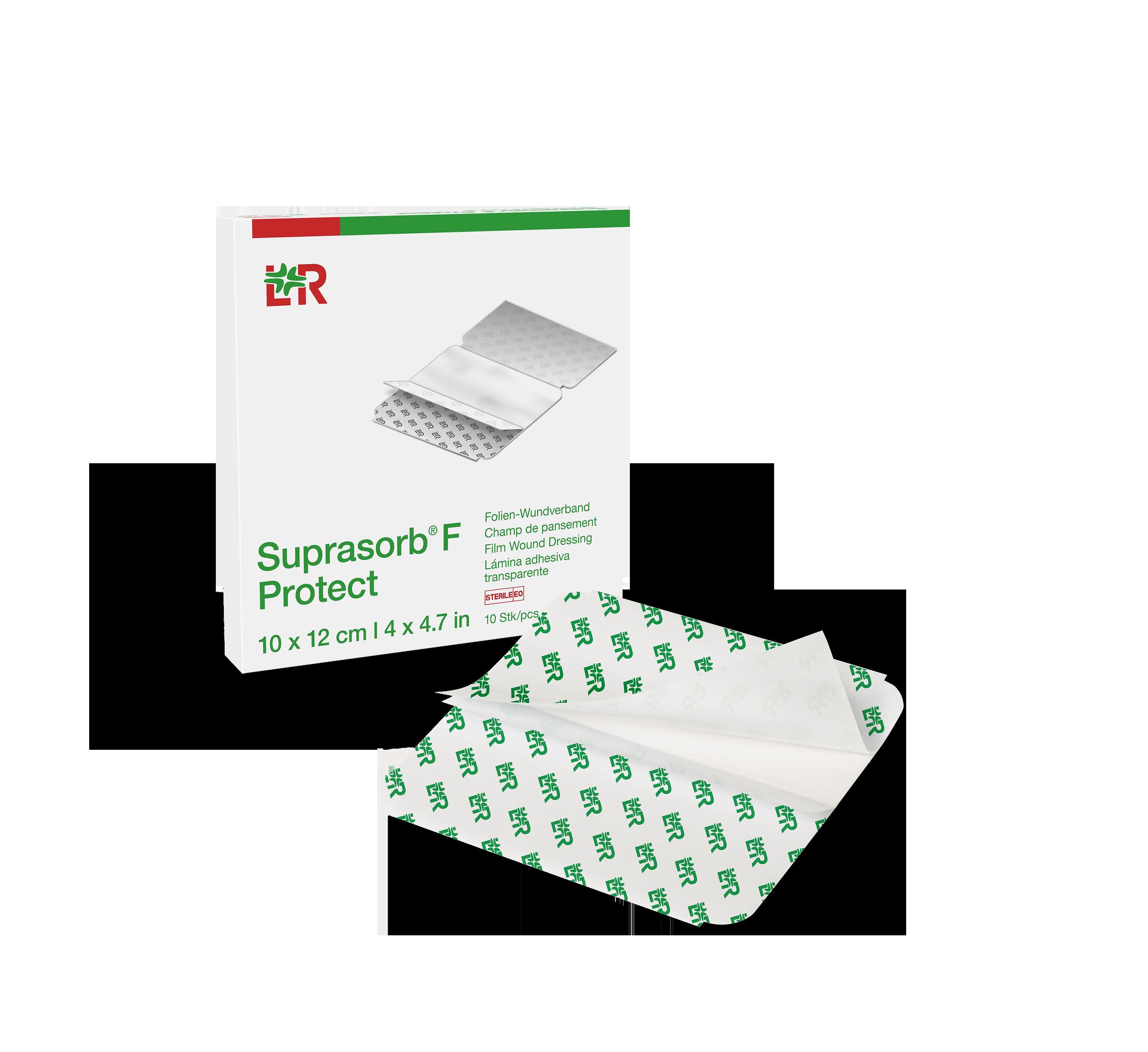 Suprasorb F Protect Folien-Wundverband steril, 5x7cm, 100 Stück