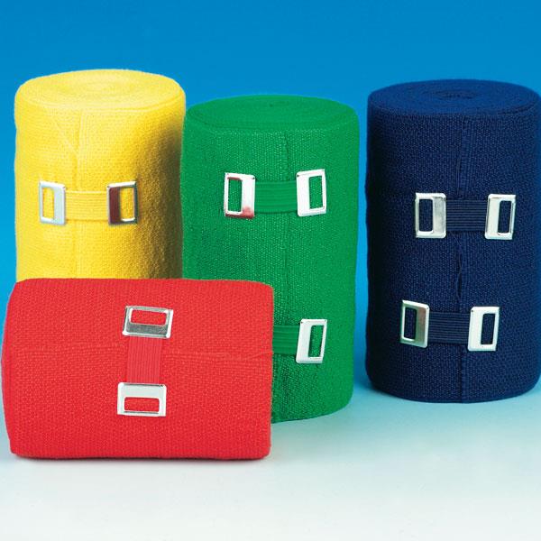 Servosport Color-Bandagen 8cmx5m PK 10 rot