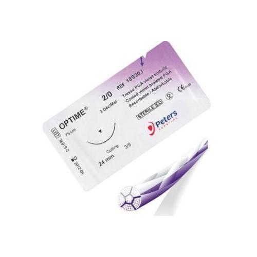 OPTIME 3/0 violett 18S20F PK 36 1/2 Rundkreis 26mm 75cm