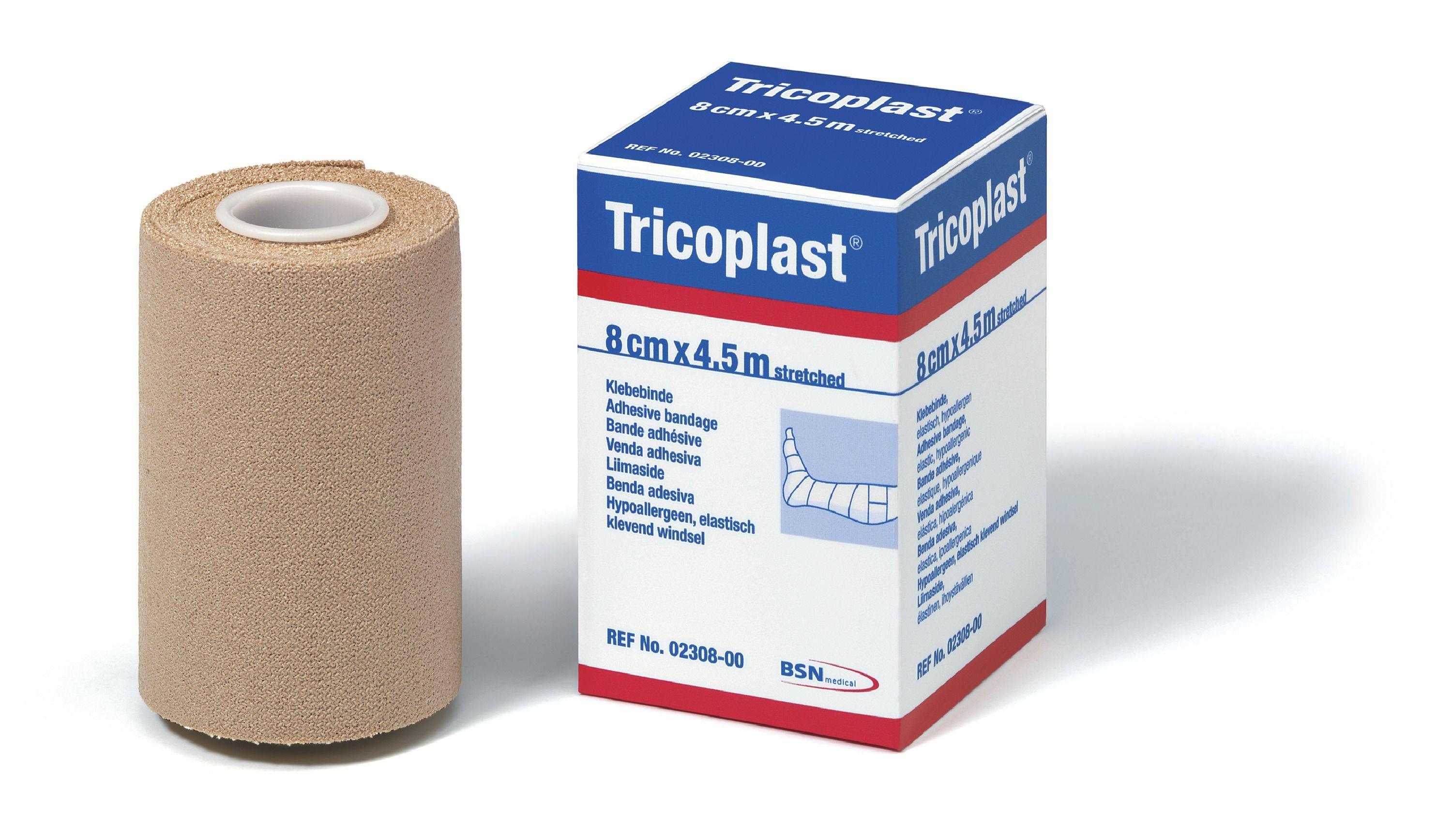 Tricoplast 10cm x 2,5m längs/querelast. Klebebinde