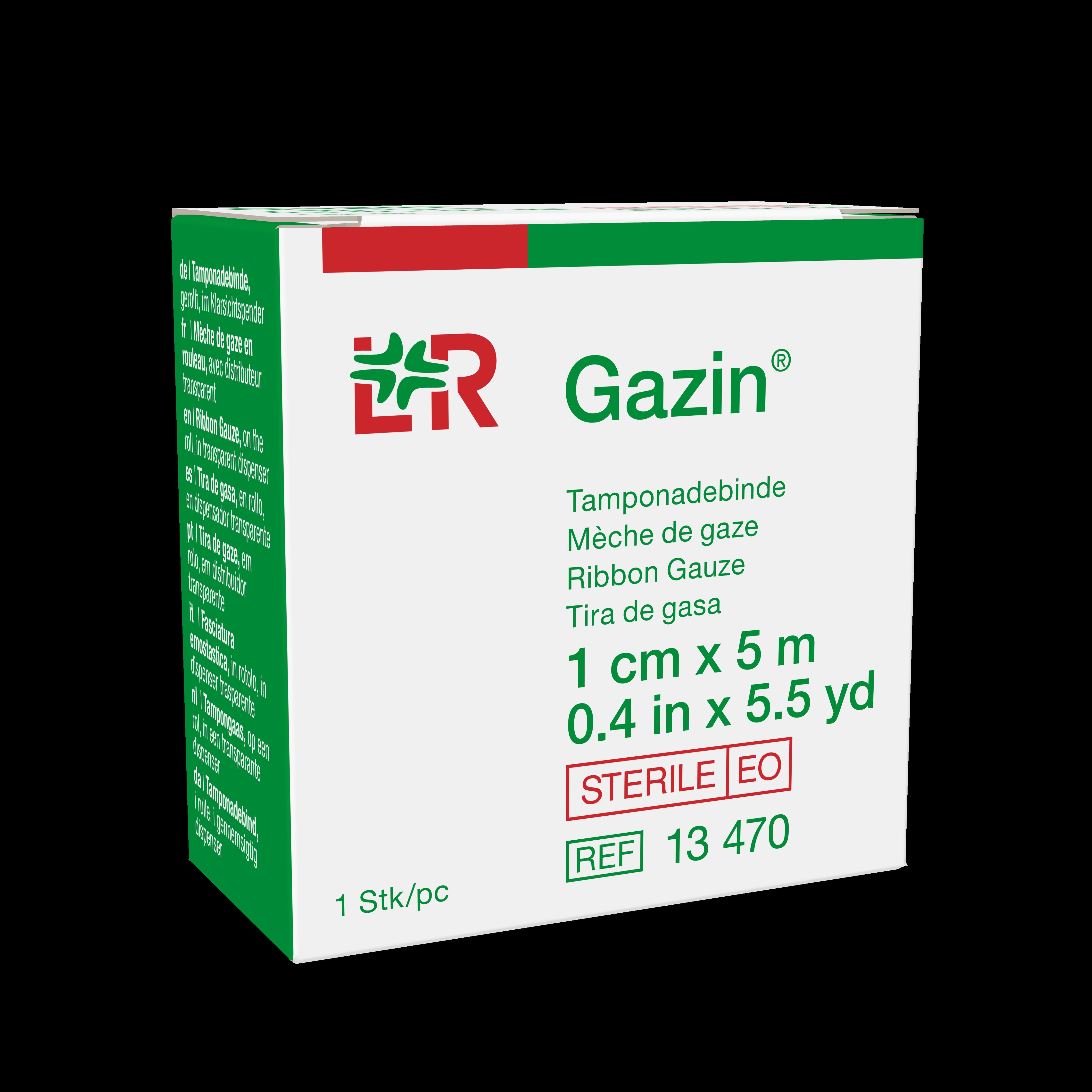 Gazin Tamponadebinde steril, 2cmx5m, gerollt