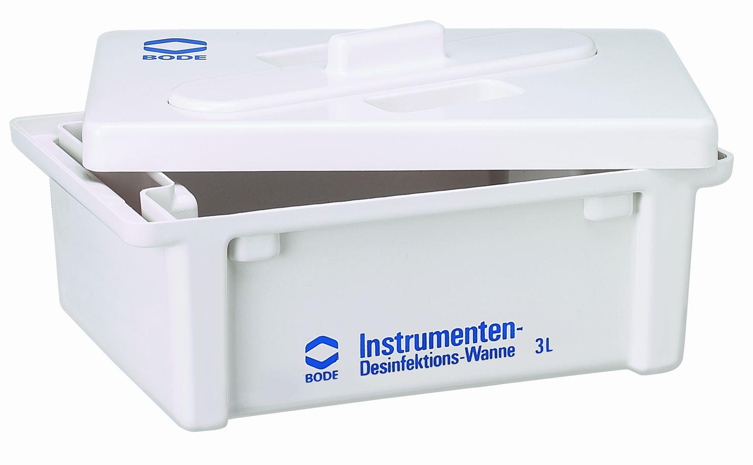BODE Desinfektionswanne 3 Ltr 300x200x110mm, Deckel mit Schlitz BODE Desinfektionswanne 3 Ltr 300x200x110mm, Deckel mit Schlitz