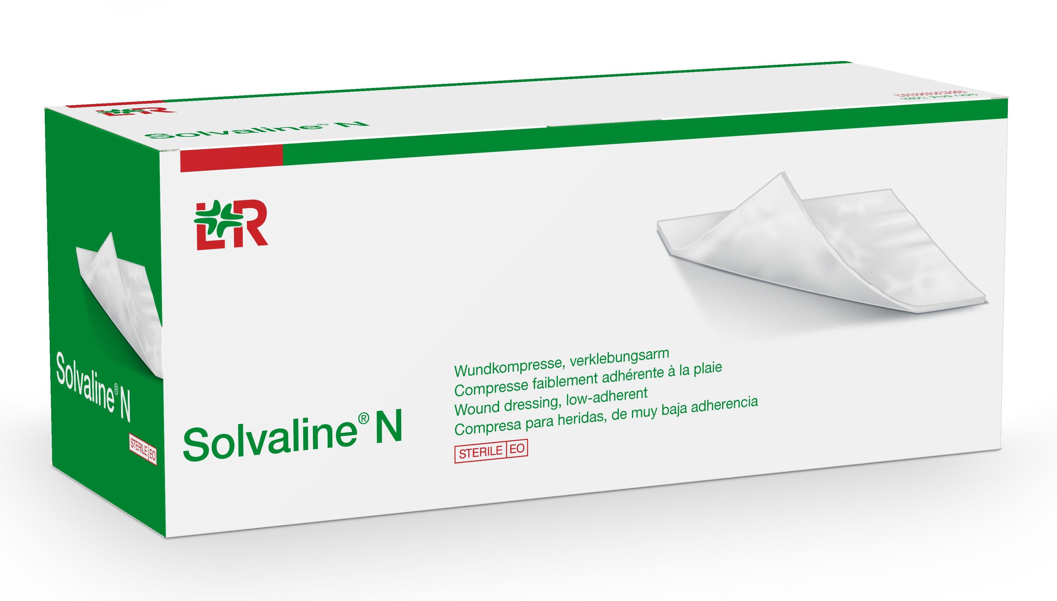 Solvaline N Wundkompresse steril, 5x5cm, 100 Stück