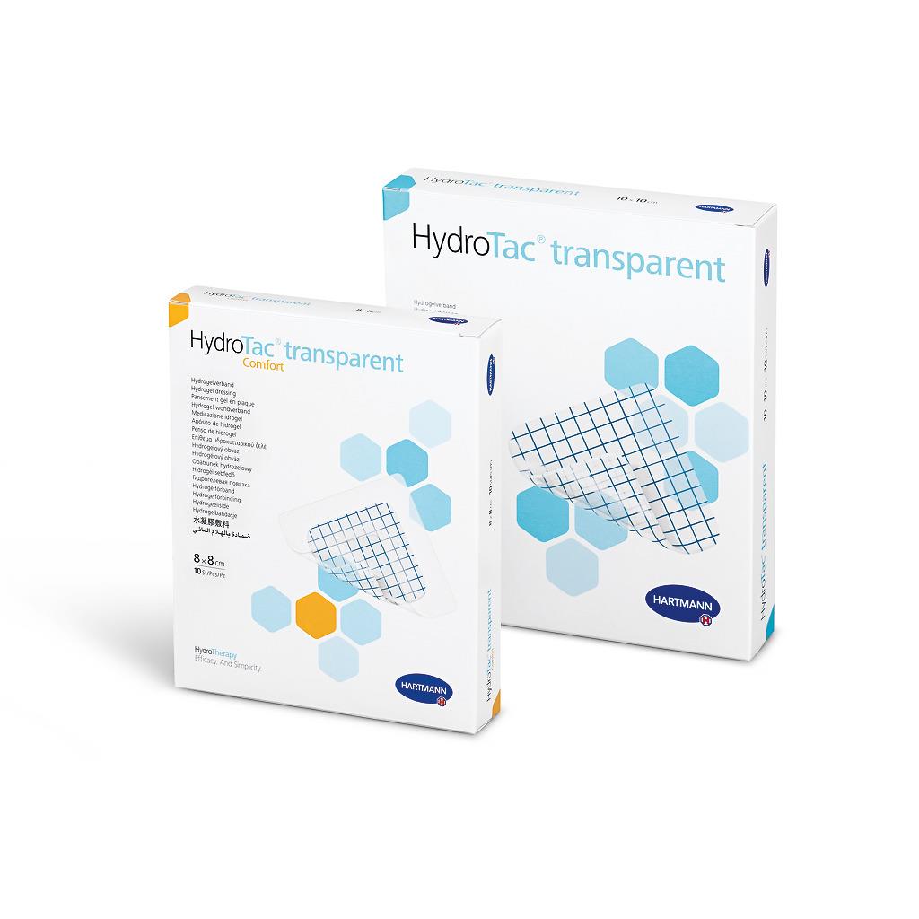 Hydrotac transparent 10 x 10 cm PK 10 Hydrogel-Verband