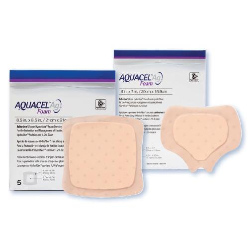 Aquacel AG Foam adhäsiv 10x10cm AP 10