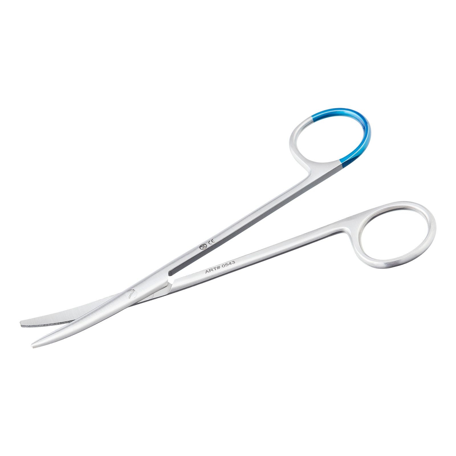Eccoline Metzenbaum Schere 14,5cm PK 25 zum Einmalgebrauch, st/st gebogen