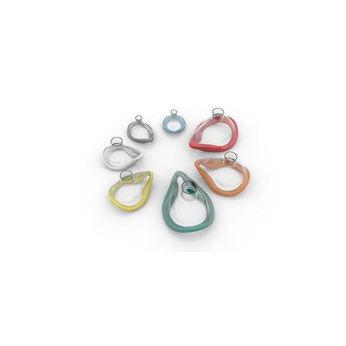 ClearLite Anästhesie-Maske Gr. 4 PK 35 Erwachsene, grün, ohne Hakenring