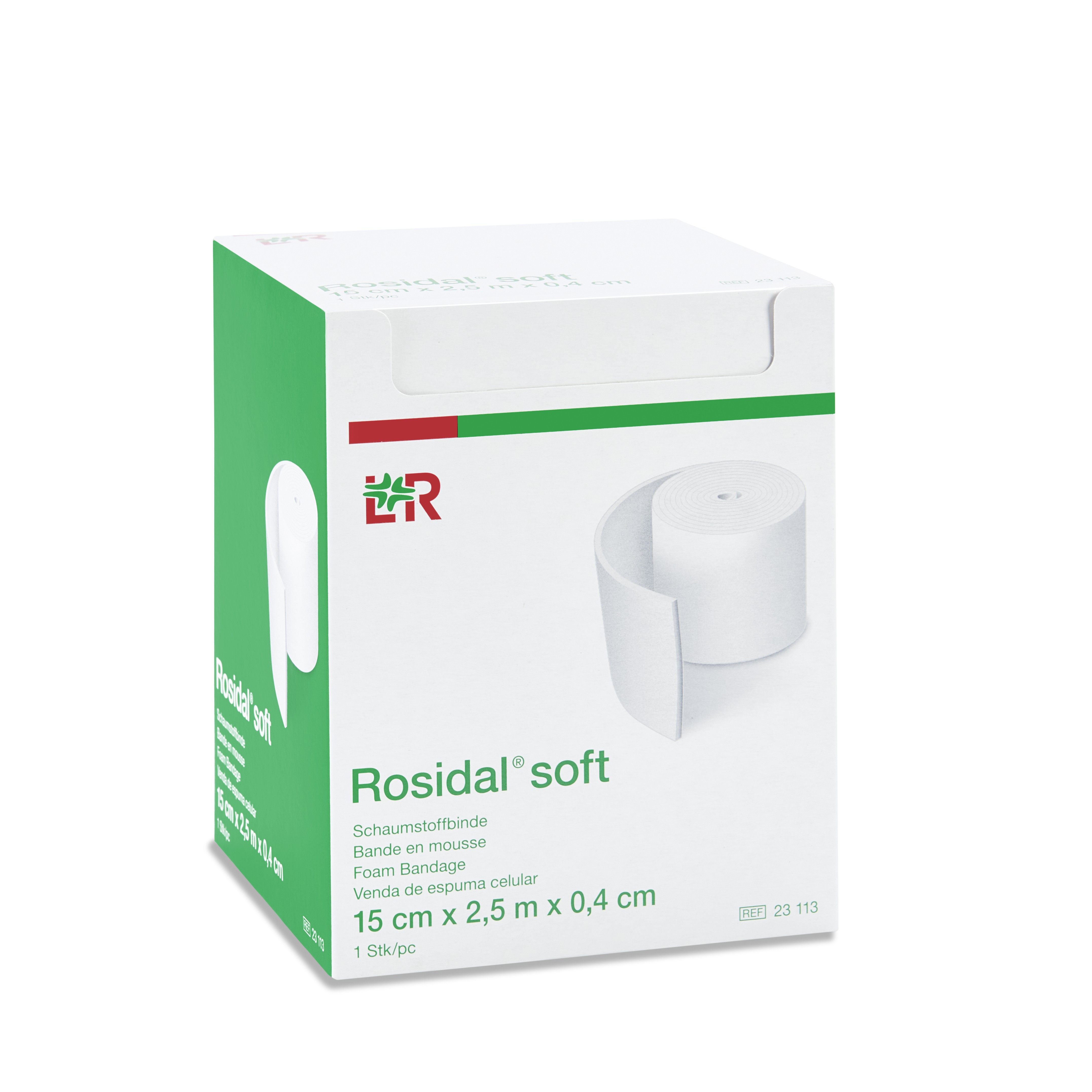 Rosidal soft Schaumstoffbinde 15cmx0,4cmx2,5m, einzeln verpackt