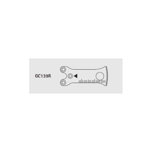 Aesculap Sagittales Sägeblatt AP 5 25mmx15mm, Schnittspalt 0,7mm