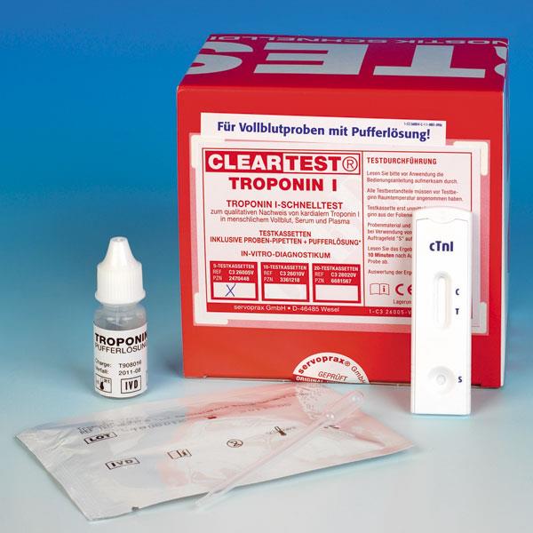 Cleartest Troponin I Infarkt-Test AP 10 Vollblut/Serum/Kapillarbl/Plasma Cleartest Troponin I Infarkt-Test AP 10 Vollblut/Serum/Kapillarbl/Plasma