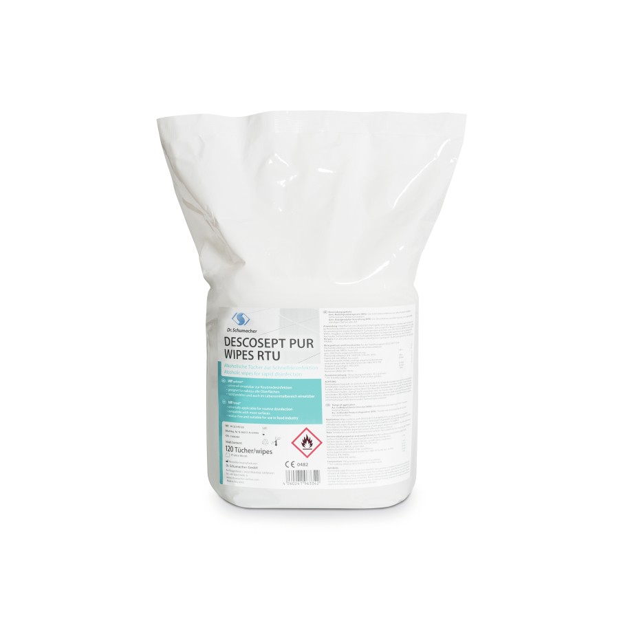 Descosept Pur Wipes RTU Schnelldesinf. PK 120 alkoholische Tücher