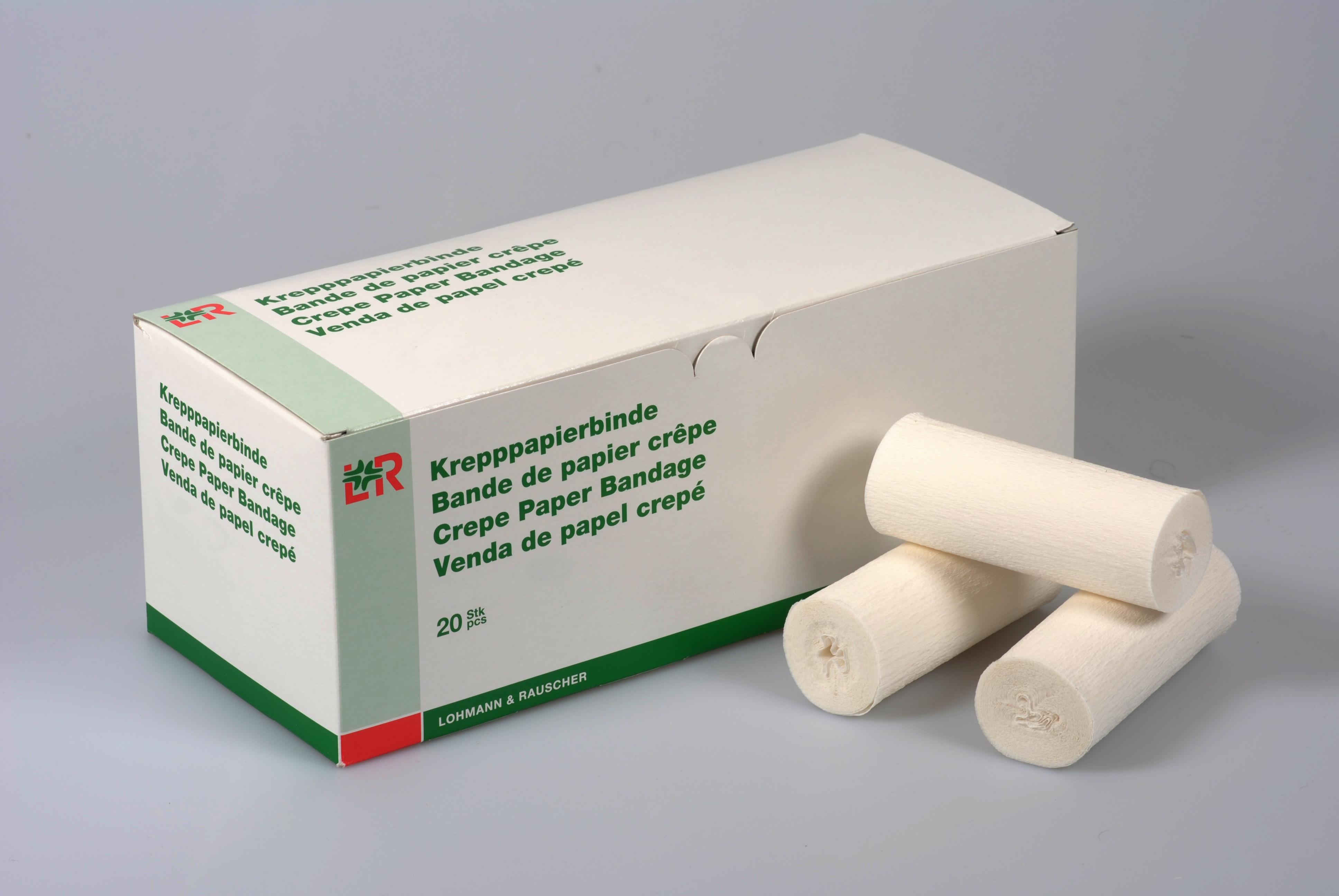 Krepppapierbinde 8cmx4m, 20 Stk.