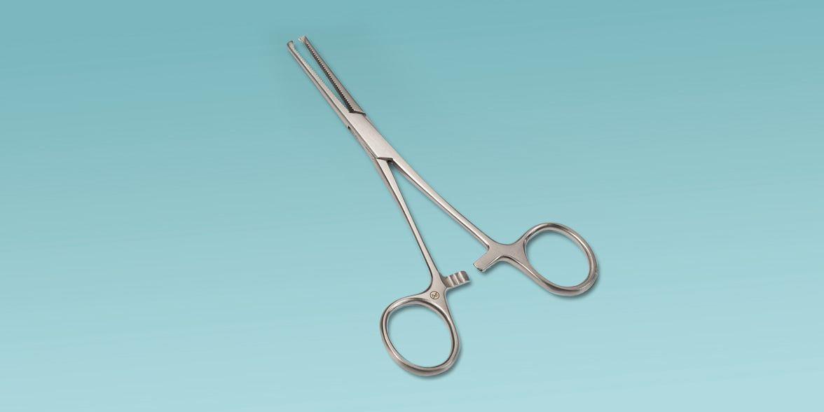 Peha-Instrument Kocher Klemme AP 25 14,0cm gerade, chirurgisch