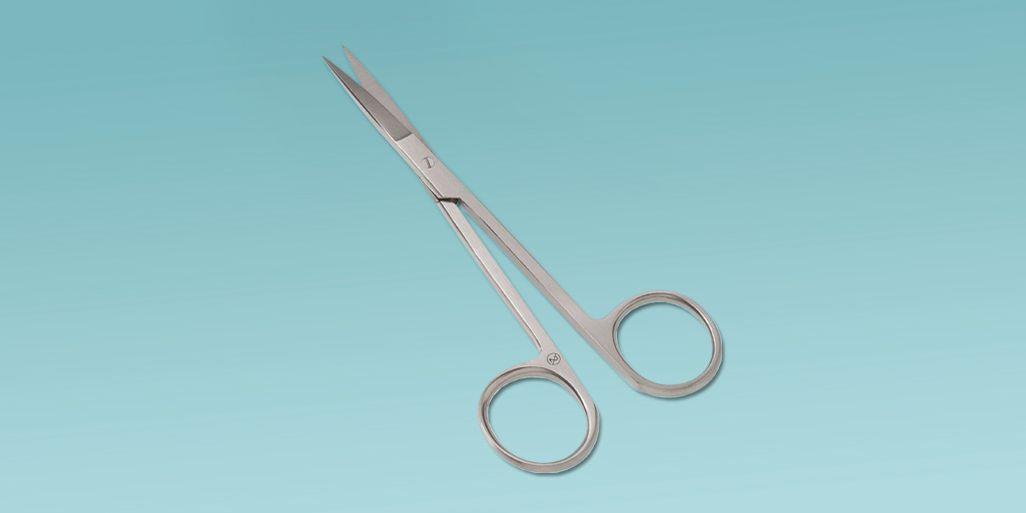 Peha-Instrument Iris Schere gerade AP 25 11,5cm zum Einmalgebrauch