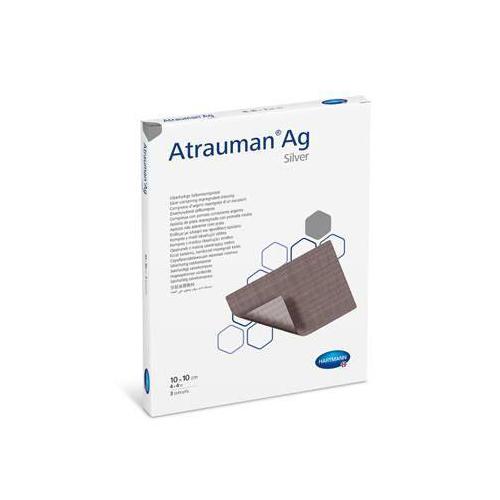 Atrauman Ag 5 x 5cm steril AP 10 silberhaltige Salbenkompresse
