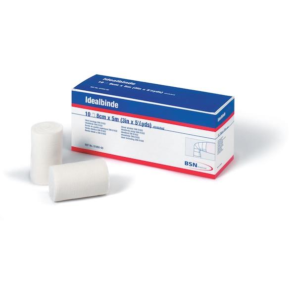 Idealbinde BSN 10cm x 5m AP 10 in Zellglas, mit VK