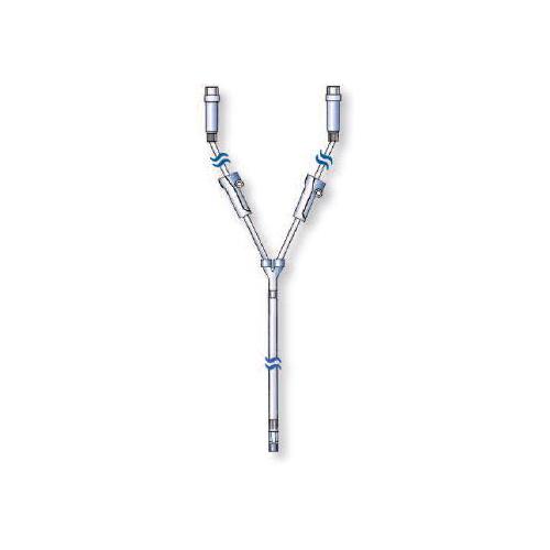 Zwillingsüberleitgerät 2CL/X AP 10 m. Care-Lock, doppelt steril