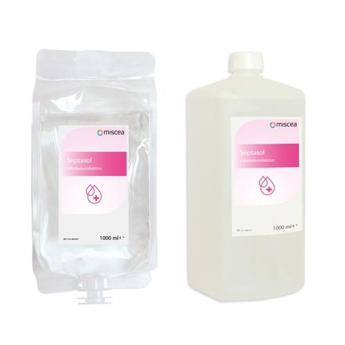Miscea Septasol 1000ml Flasche PK 6 Händedesinfektion