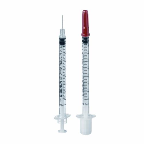 Omnican 40 1ml mit Kanüle AP 100x1 0,30x8mm, einzeln verpackt