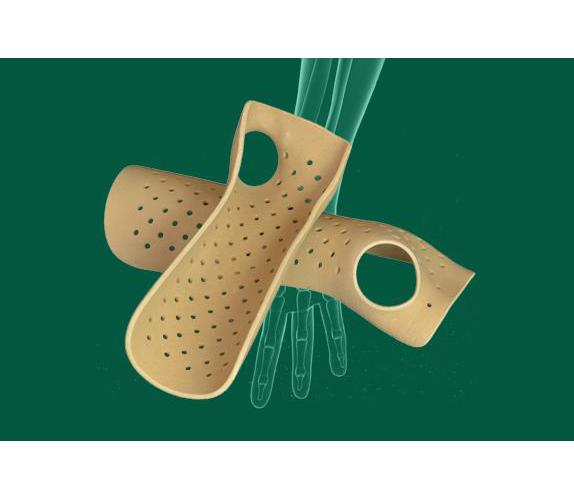 UFS Kork-Unterarmschiene Gr. M links AP 3 für Erwachsene