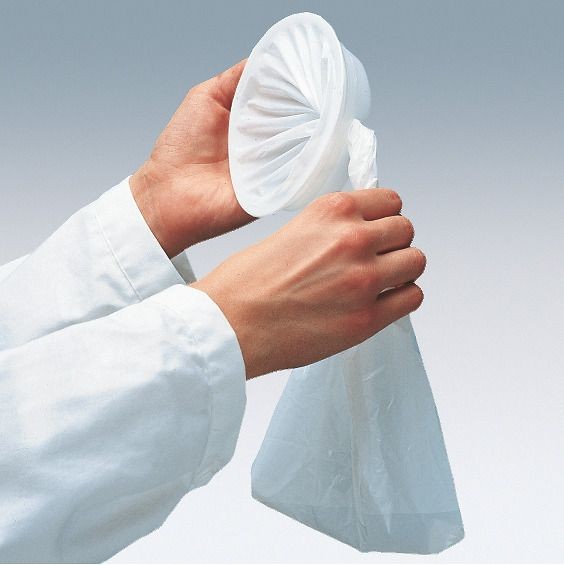 SicSac Spuckbeutel aus Polyethylen 1Ltr AP 50 mit 11cm großem Abschlussring