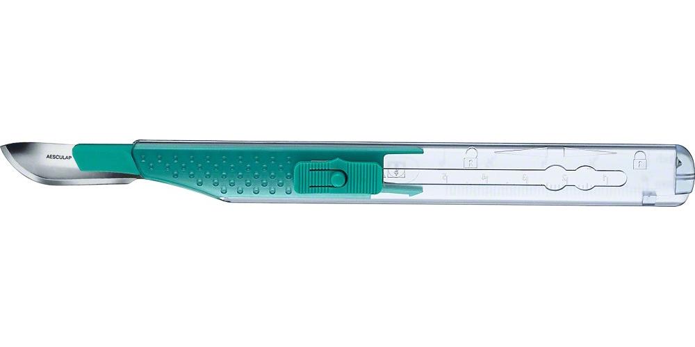 Aesculap Sicherheitsskalpell Fig. 21 PK 10 steril, Carbonstahl