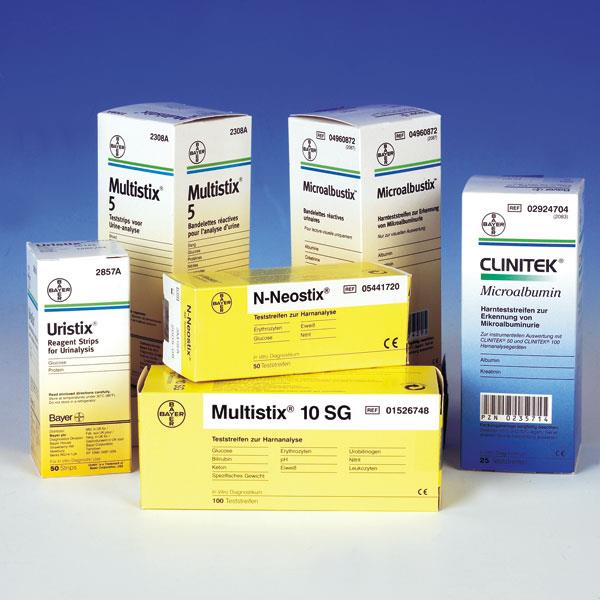 Microalbustix visuell Harnteststr. AP 25, Albumin, Kreatinin
