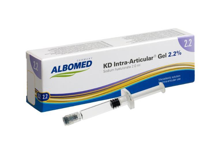 Albomed KD Intra-Articular Gel 1.0% 2ml STANDARD Fertigspritze