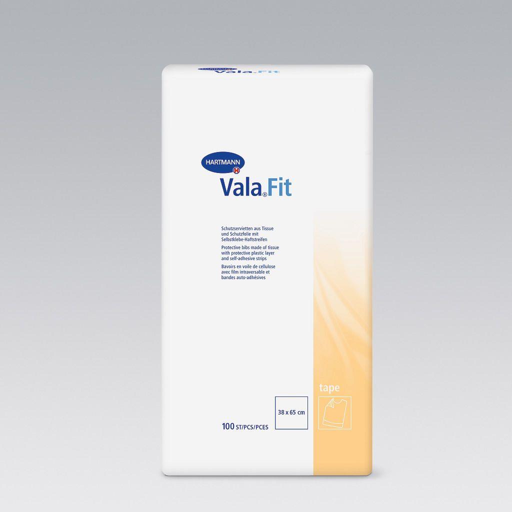 ValaFit band Einmal-Schutzlätzchen AP 100 beidseitig Tissue, Fixierb.