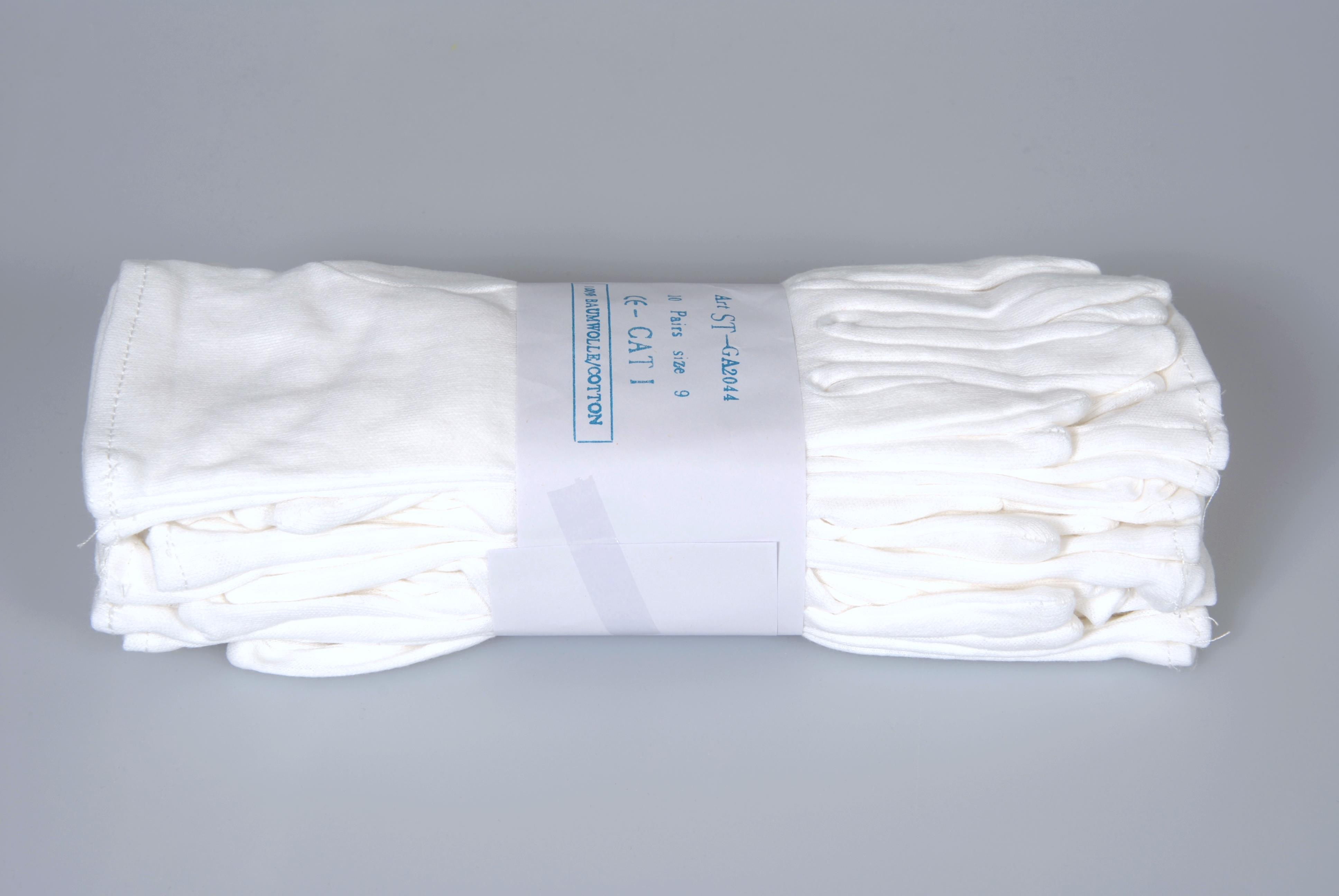 Zwirnhandschuh Baumwolle Größe 10, 20 Stück