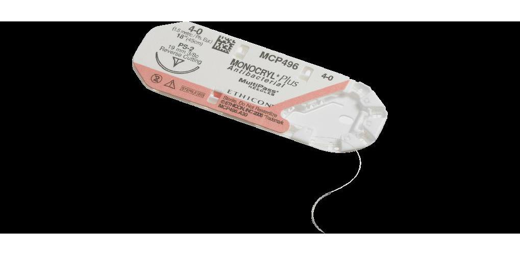 Monocryl Plus 5-0 ungef. monofil MCP4950G AP 12 DA1 VB 0,45m