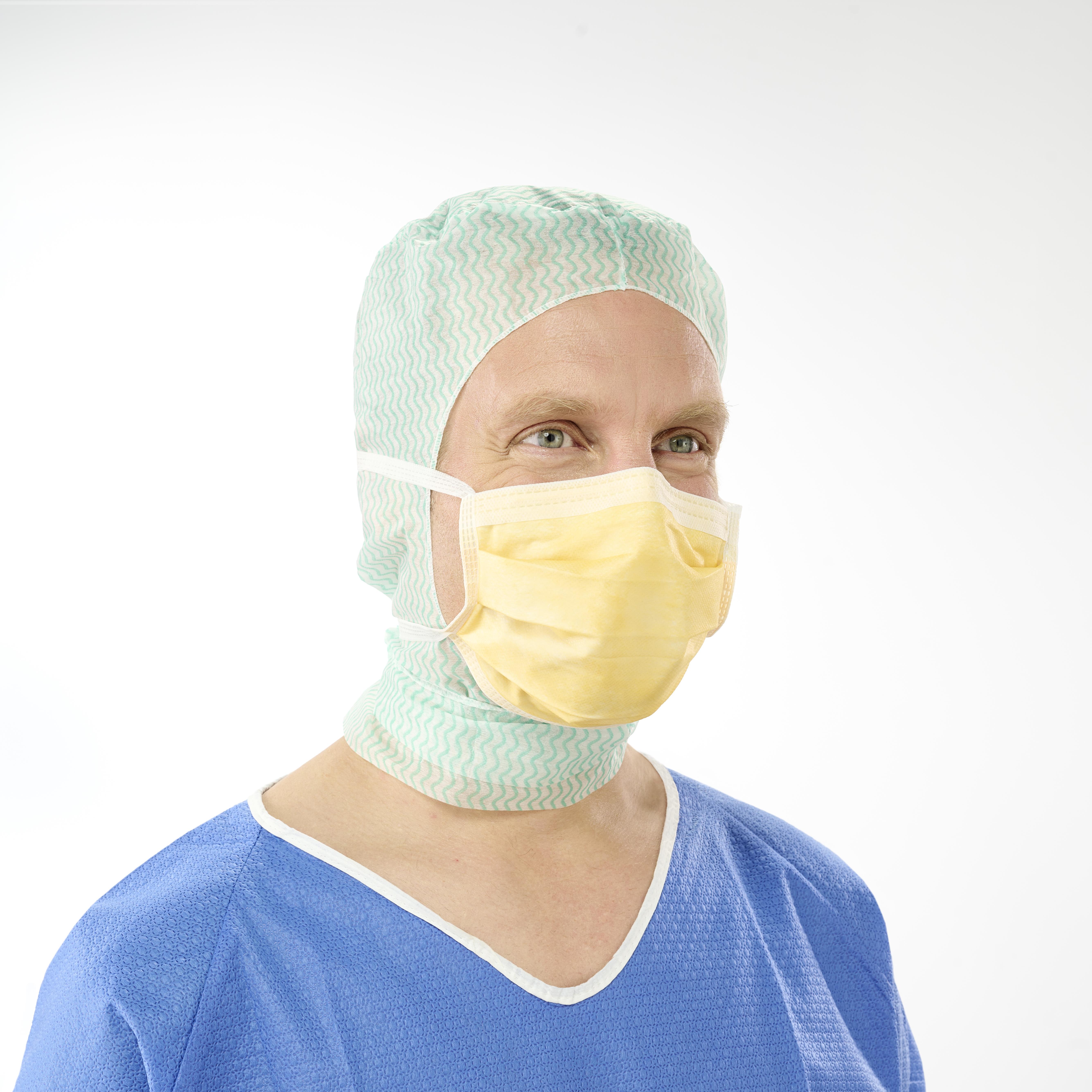 Sentinex Safety OP-Maske, spritzfest zum Binden, unsteril, 50 Stk