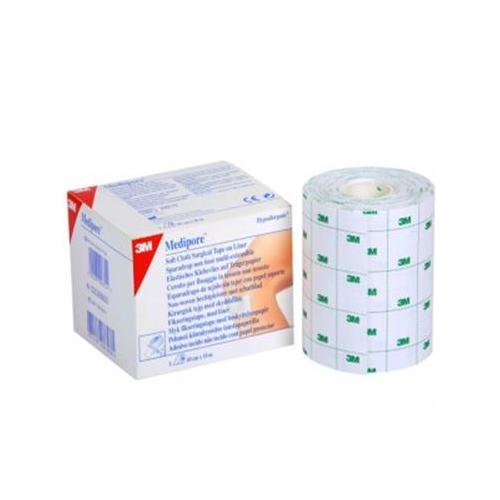 Medipore auf Liner Fixationsvlies 10,0cmx10m m. Trägerfolie