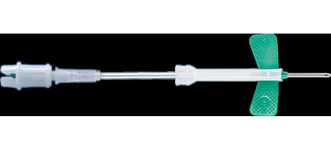 Safety-Multifly-Kanülen Nr.2 grün 21G AP 120 0,8x19mm, mit kurzem Schlauch