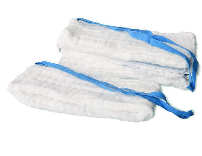 Toptex lite RK Bauchtuch weiß, 50x60cm, 4lagig