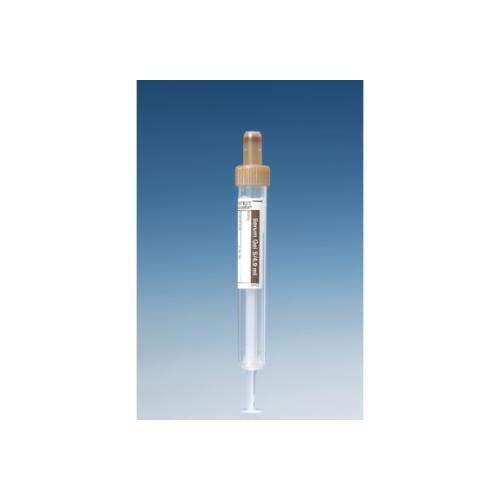 S-Monovette Serum-Gel 2,7ml braun PK 500 75x13mm m. Papieretikett