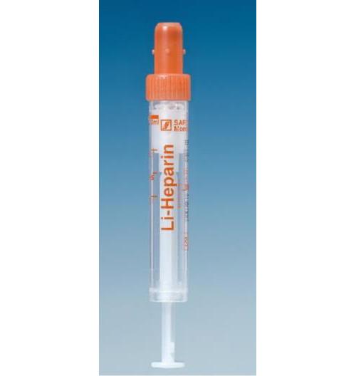 S-Monovette Plasma 4,9ml AP 50 90x13mm Lithium-Heparin