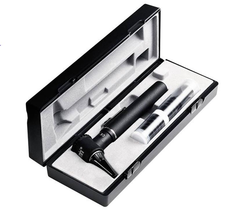 Ri-Mini F.O. Otoskop XL 2,5V schwarz in Kunststoff-Etui