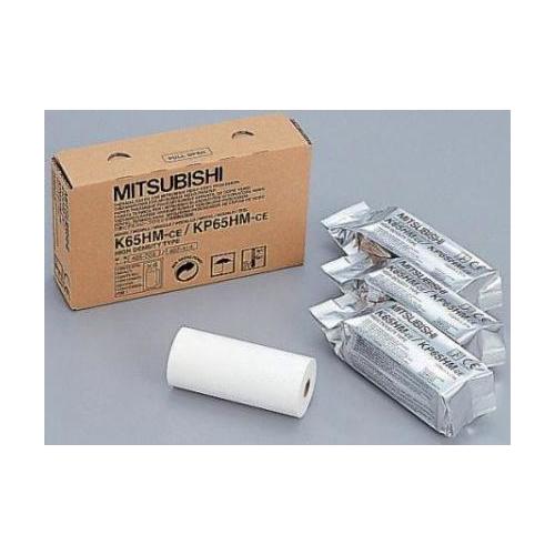 Videoprinterpapier Schwarzweißdruck 110mmx20m Mitsubishi b/w K-65HM