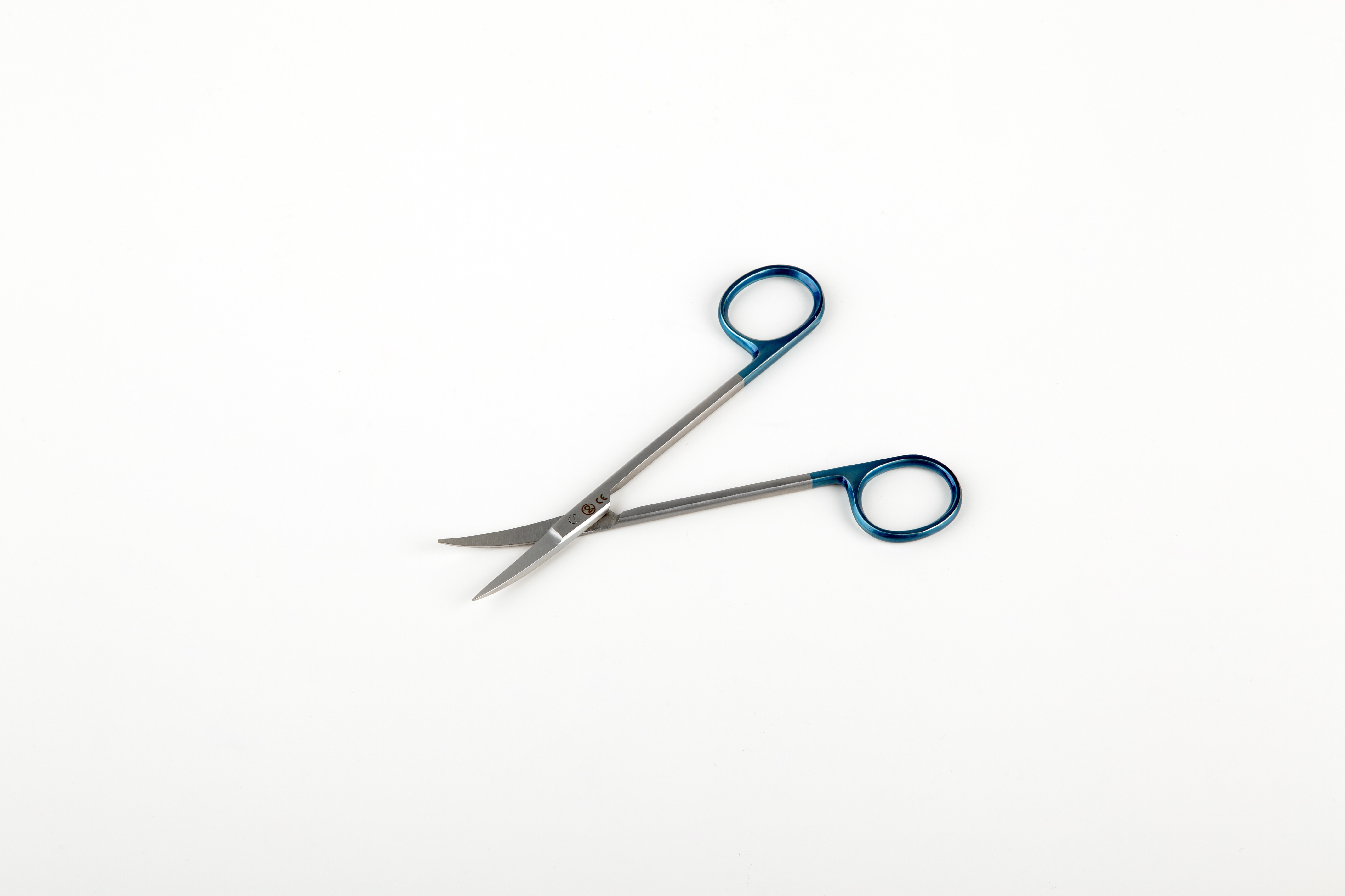 ClinaStar Iris-und Fadenschere sp/sp AP 25 13,0cm gebogen zum Einmalgebrauch