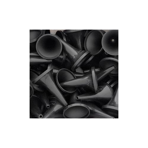 Einweg-Ohrtrichter 2,5mm schwarz PK 1000, lose geschüttet