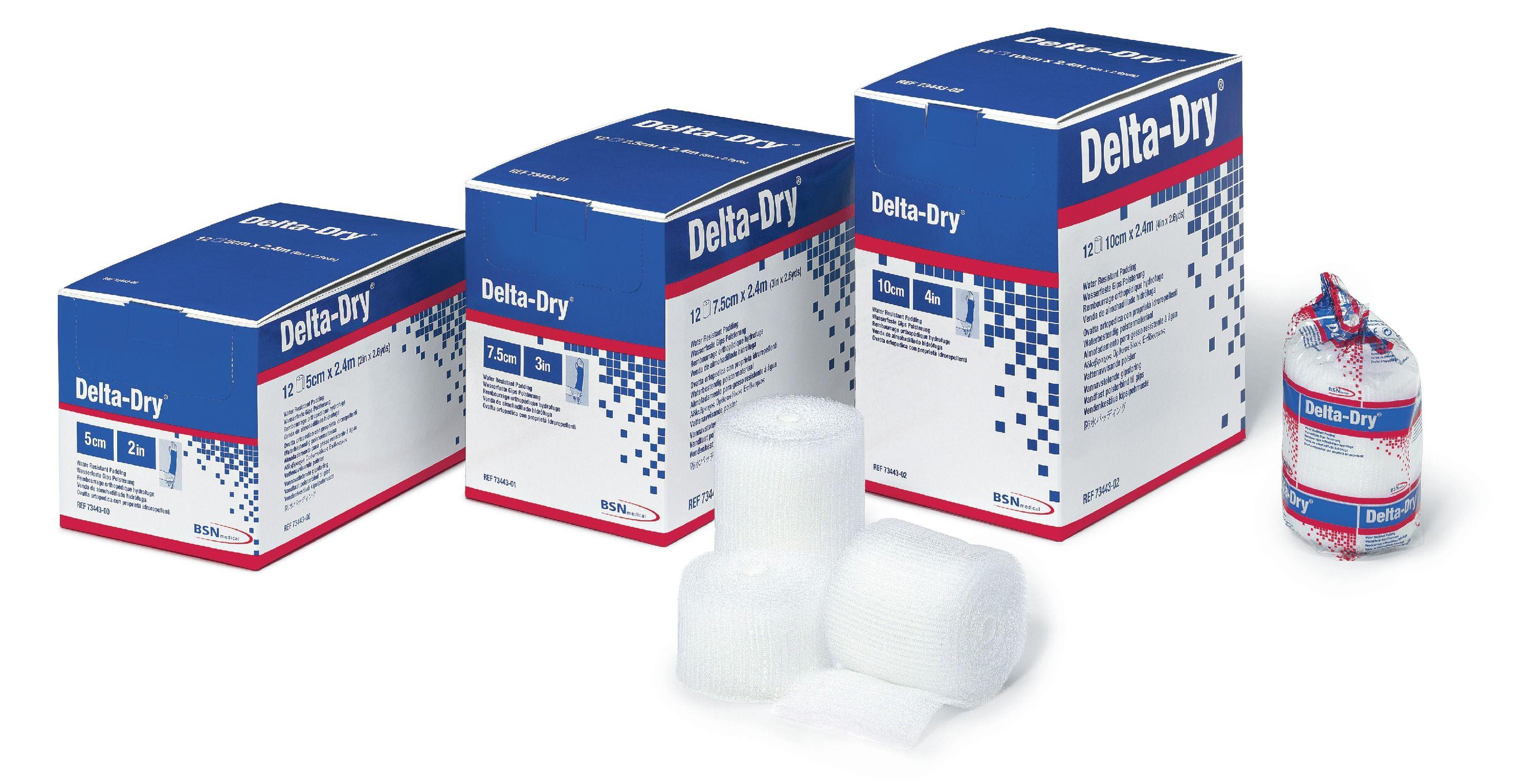Delta-Dry 7,5cm x 2,4m AP 12 wasserfeste Polsterwatte