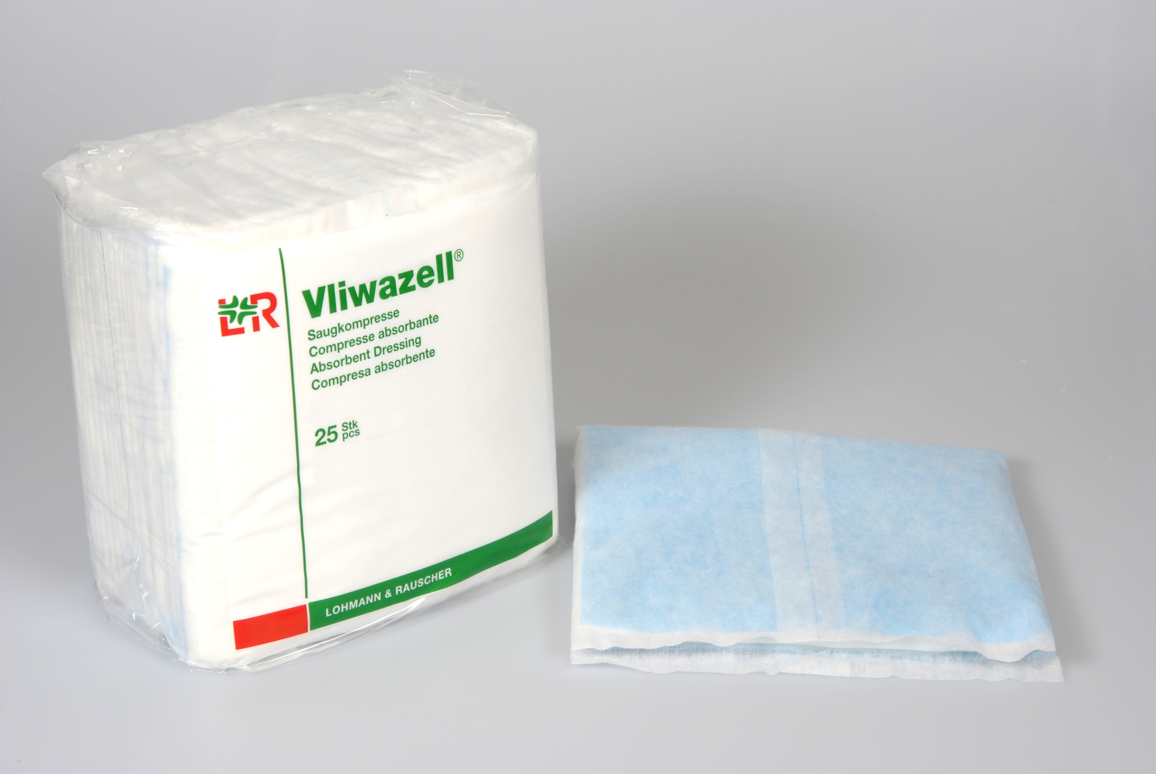 Vliwazell Saugkompresse 20x25cm, 25 Stück