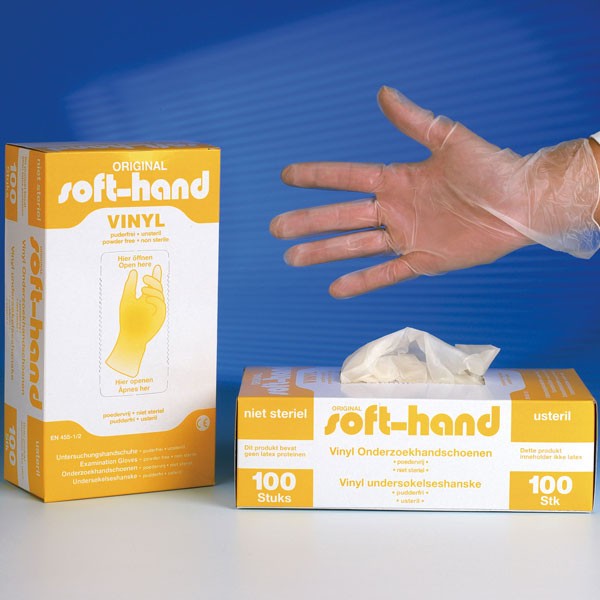Soft-Hand Vinyl USH Gr.L AP 100 unsteril, puderfrei, antial.