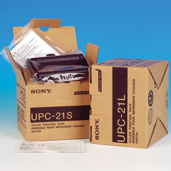 Printerpapier Sony UPC-21-L AP 200 Blatt + 4Farbrollen Farbdrucker