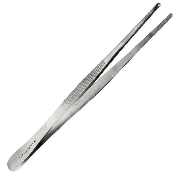Anatomische Pinzette 13cm gerade, geriefte Maulflächen